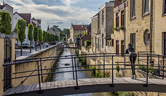 Brug in centrum van Valkenburg